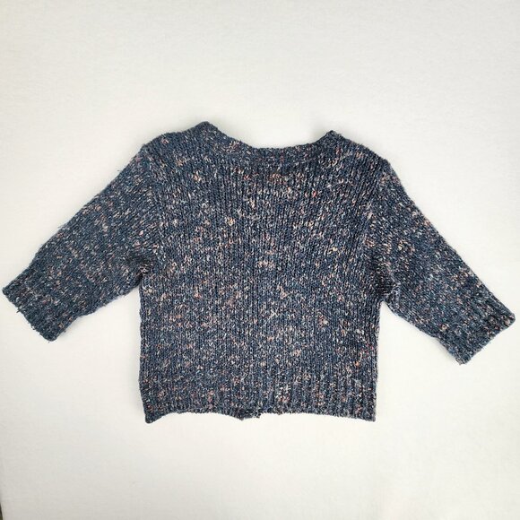 Anthropologie Relais Cardigan Sweater with Buttons Size 1 Blue - Picture 3 of 7